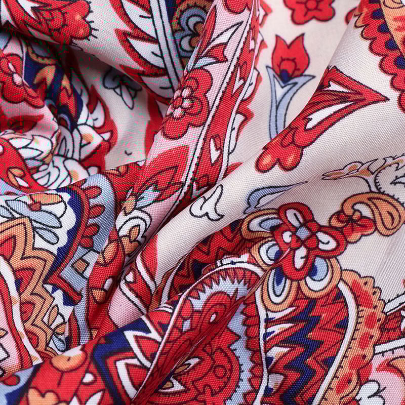 Ασύμμετρες Boho φούστες με στάμπα για γυναίκες 2023 Καλοκαίρι Κομψό ψηλόμεσο γυναικείο Sundress Σέξι παραλία πλισέ φούστα