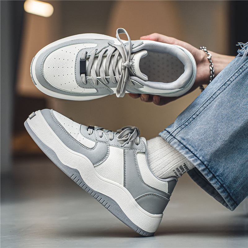 Ανδρικά παπούτσια Vulcanize Spring Breathable Αντιολισθητικά Casual Trend All-match Στρογγυλά Μόδα Άνετα Ανδρικά αθλητικά παπούτσια με μαλακό κάτω μέρος