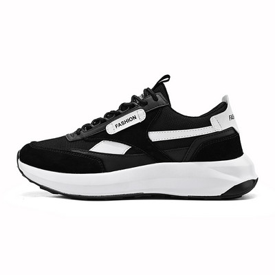 Noi de primăvară pentru petrecere a timpului liber, anti-alunecare, talpă groasă, pantofi cu șireturi pentru bărbați, confortabili, talpă moale, respirabil, versatili, pantofi vulcanizați pentru bărbați