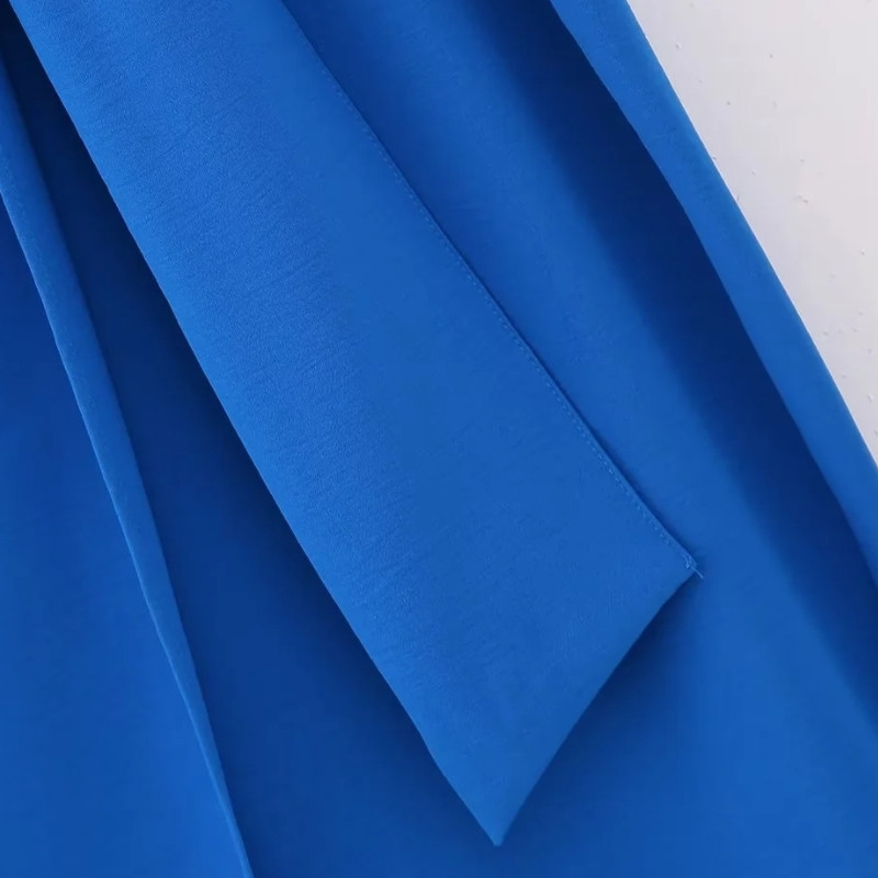 Φθινοπωρινό Νέο Γυναικείο Σχέδιο Στριφογυριστών Κόμπων Πλισέ Λεπτές Μίντι Φούστες Γυναικείες casual ψηλόμεση ρούχα δρόμου LUJIA ALAN P5127