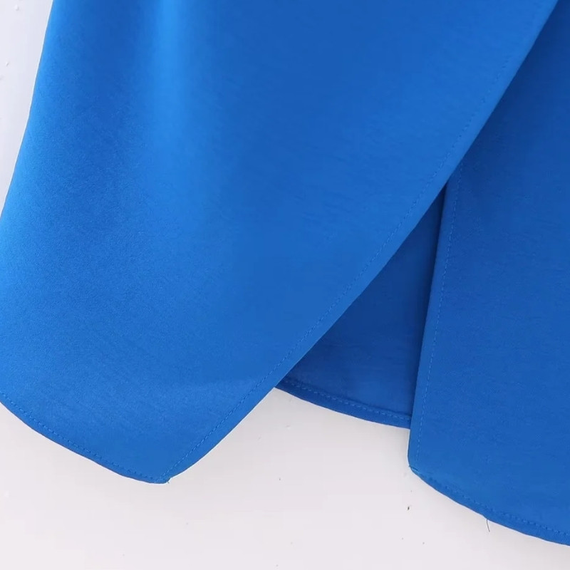 Φθινοπωρινό Νέο Γυναικείο Σχέδιο Στριφογυριστών Κόμπων Πλισέ Λεπτές Μίντι Φούστες Γυναικείες casual ψηλόμεση ρούχα δρόμου LUJIA ALAN P5127