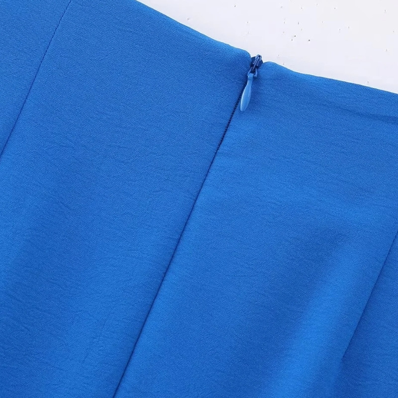 Φθινοπωρινό Νέο Γυναικείο Σχέδιο Στριφογυριστών Κόμπων Πλισέ Λεπτές Μίντι Φούστες Γυναικείες casual ψηλόμεση ρούχα δρόμου LUJIA ALAN P5127