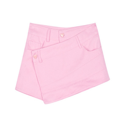 Dámska nepravidelná džínsová mini sukňa, letná sukňa s vysokým pásom, roztomilá sladká kórejská sukňa Harajuku, balenie, hip krátka sukňa