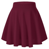 Ženska modna jednobojna mini suknja visokog struka, ženska lagana šifonska kratka suknja A kroja s patentnim zatvaračem Falda De Mujer