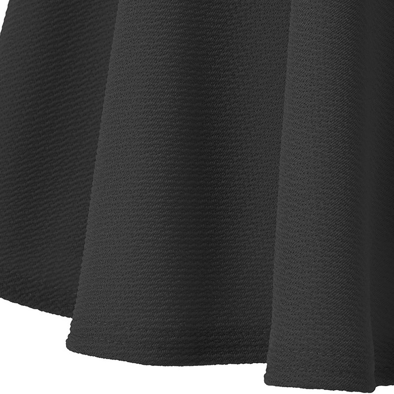 Ženska modna jednobojna mini suknja visokog struka, ženska lagana šifonska kratka suknja A kroja s patentnim zatvaračem Falda De Mujer