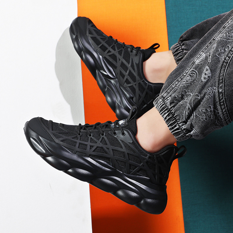 Pantofi de pânză casual pentru bărbați, cu talpă groasă de primăvară, la modă, în aer liber, Deodorant anti-alunecare, respirabil, la tendință, pantofi superficiali pentru bărbați