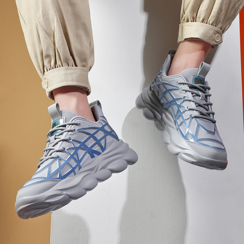 Pantofi de pânză casual pentru bărbați, cu talpă groasă de primăvară, la modă, în aer liber, Deodorant anti-alunecare, respirabil, la tendință, pantofi superficiali pentru bărbați