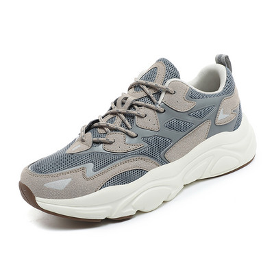 Ανδρικά παπούτσια Ανοιξιάτικα δικτυωτά κορδόνια επάνω Χοντή σόλα casual outdoor αντιολισθητική άνετα αναπνεύσιμα, ευέλικτα αθλητικά παπούτσια με μαλακό κάτω μέρος