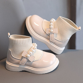 Детски модни ежедневни обувки Меко дъно Принцеса Къси ботуши Момичета Удобни за ходене Спортни обувки с приплъзване Деца Момчета Деца