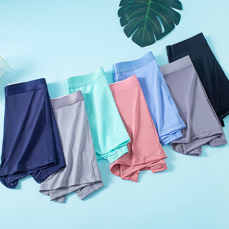 Brand muške gaćice Ice Silk Seamless Cool muške bokserice Ljetne brzo sušeće seksi gaće Cueca Prozračno donje rublje Gaće
