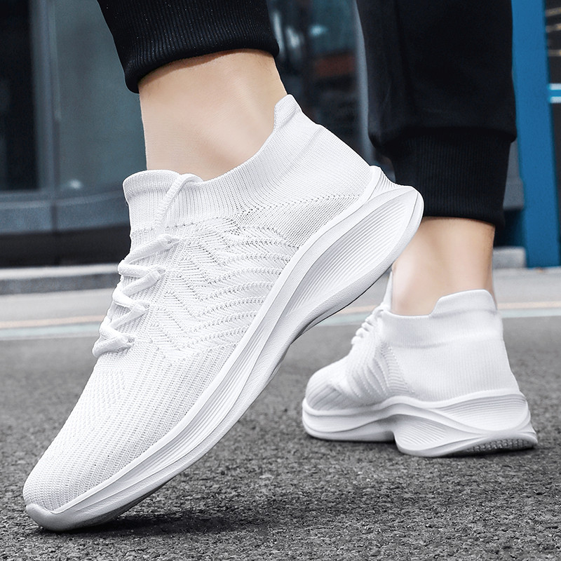 Mrežaste ležerne muške sportske cipele, moderne vanjske cipele protiv klizanja, prozračne, udobne, mekane potplate, svestrane cipele za muškarce