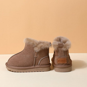 GT-CECD Нови зимни детски ботуши за сняг Ботуши за момичета Топли плюшени обувки за момчета Модни детски ботуши Бебешки обувки за малко дете