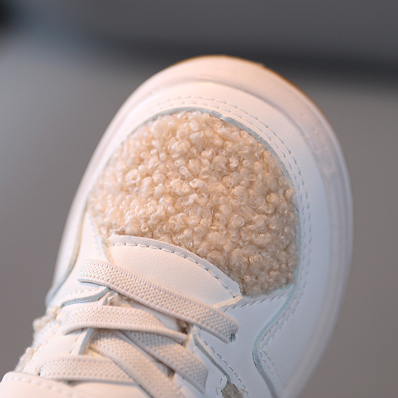 Χειμερινές παιδικές μπότες χιονιού για αγόρια κορίτσια Μόδα μωρό παιδικά αθλητικά παπούτσια εξωτερικού χώρου Μποτάκια στον αστράγαλο Ζεστά βελούδινα αθλητικά παιδικά παπούτσια για τρέξιμο