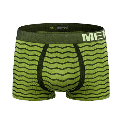 Chiloți fără sudură pentru bărbați Lenjerie de corp Boxeri cu talie mijlocie respirabili Chiloți boxeri elastici confortabili Husă sexy Chiloți Cueca