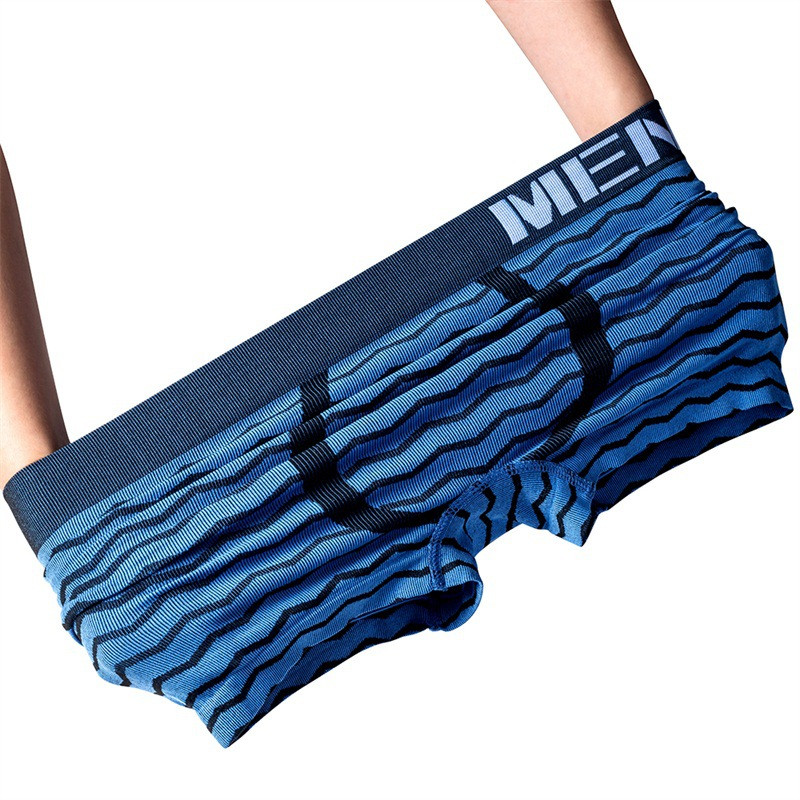 Bešavne muške gaćice Donje rublje Prozračne bokserice srednjeg struka Udobne elastične bokserice Seksi donje rublje Cueca