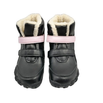 Παιδικά παπούτσια ZZFABER Παιδικά Ξυπόλυτα Χειμερινά Μποτάκια Μαλακό Δερμάτινο Λούτρινο Μπότες χιονιού για κορίτσια Αγόρια Παιδικά Ευέλικτα ζεστά μποτάκια εξωτερικού χώρου