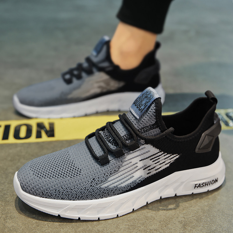 Pavasarinis Patogus minkštas dugnas neslystantis dezodorantas, kvėpuojantis skraidantis audinys, vyriškas sportinis bėgimas, laisvalaikio mada