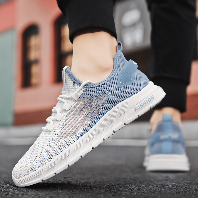 Pavasarinis Patogus minkštas dugnas neslystantis dezodorantas, kvėpuojantis skraidantis audinys, vyriškas sportinis bėgimas, laisvalaikio mada