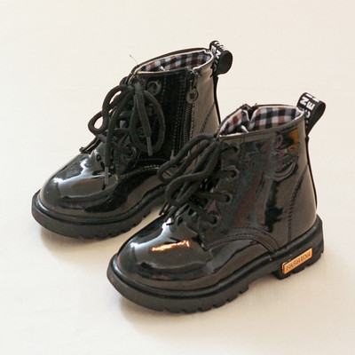 Cizme copii pentru fete pantofi băieți primăvară toamnă ghete pentru bebeluși din piele PU la modă pantofi pentru copii mici cizme calde de iarnă pentru zăpadă