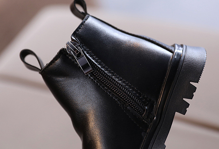 Marimea 21-30 Cizme din piele PU pentru copii calduroase toamna iarna pantofi copii printesa fete incalzitoare pentru picioare anti-alunecare cizme de zapada