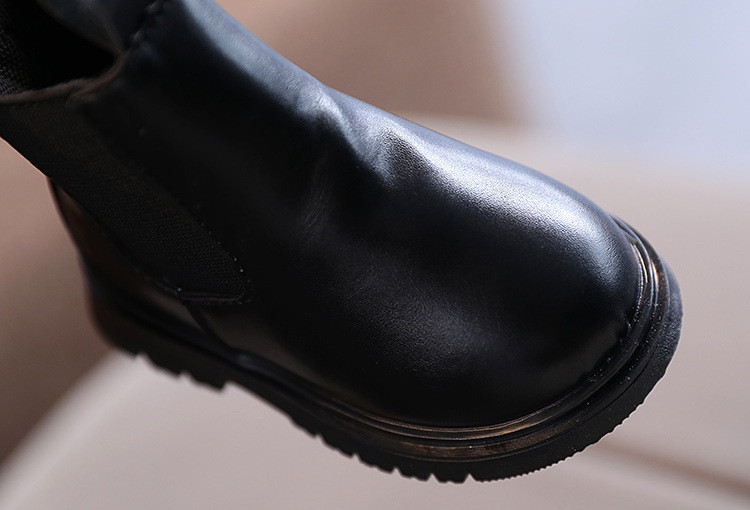 Marimea 21-30 Cizme din piele PU pentru copii calduroase toamna iarna pantofi copii printesa fete incalzitoare pentru picioare anti-alunecare cizme de zapada