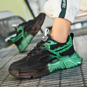 Παπούτσια Ανδρικά Ανοιξιάτικη Πλατφόρμα Lace-up Casual Ανδρικά αθλητικά παπούτσια για τρέξιμο Μόδα Αντιολισθητικά Αναπνεύσιμα Άνετα Ρηχά All-Match