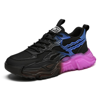 Παπούτσια Ανδρικά Ανοιξιάτικη Πλατφόρμα Lace-up Casual Ανδρικά αθλητικά παπούτσια για τρέξιμο Μόδα Αντιολισθητικά Αναπνεύσιμα Άνετα Ρηχά All-Match