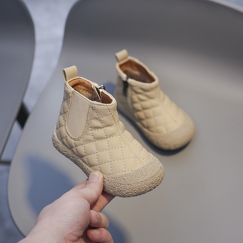 Cizme de iarnă pentru bebeluși băieți în aer liber pentru fete Cizme de zăpadă pentru copii de pluș pantofi din bumbac pantofi anti-alunecare pentru copii pantofi casual pentru sugari pantofi pentru copii mici