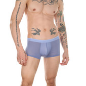 Ice Silk Boxer Vyrui Seksualus U maišelis Vyriškas apatinis trikotažas Apatiniai madingi bokseriai Apatiniai kvėpuojantys bokseriniai šortai Plonos naminės kelnaitės