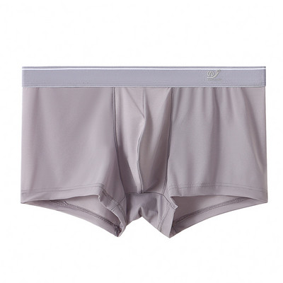 Ice Silk Boxer Vyrui Seksualus U maišelis Vyriškas apatinis trikotažas Apatiniai madingi bokseriai Apatiniai kvėpuojantys bokseriniai šortai Plonos naminės kelnaitės