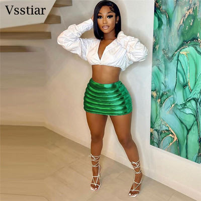 Vsstiar 2022. Ženska mini suknja sa šljokicama, modna, elegantna, elegantna, klupska, ljetna, seksi suknja Femme
