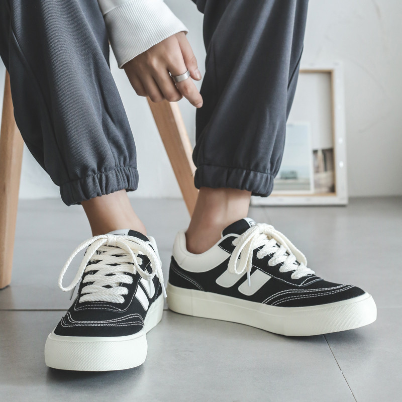 Pantofi vulcanizați pentru bărbați cu design nou, unisex, cu platformă, pantofi casual, la modă, cu șireturi, pantofi pentru bărbați, din pânză, Zapatillas De Hombre 2023