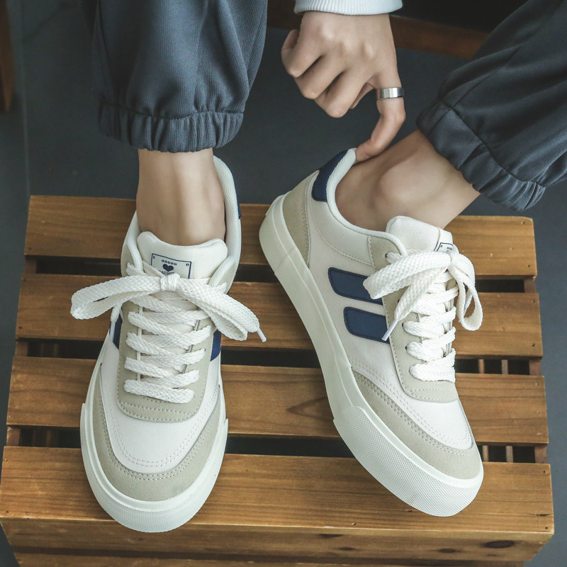 Pantofi vulcanizați pentru bărbați cu design nou, unisex, cu platformă, pantofi casual, la modă, cu șireturi, pantofi pentru bărbați, din pânză, Zapatillas De Hombre 2023