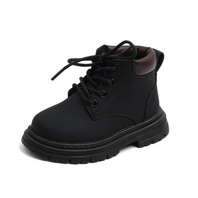 COZULMA Jesen Zima Dječje modne čizme s krznom 1-6 godina Dječaci Djevojčice Kožne kratke čizme s plišanim dječjim tenisicama 21-30