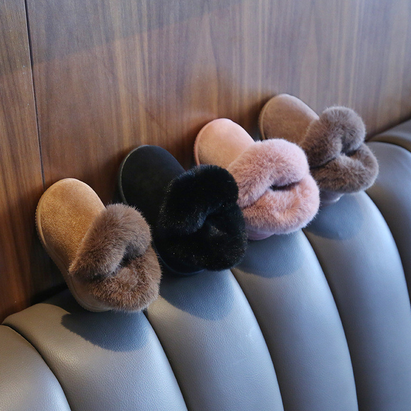 Plišane tople dječje čizme za snijeg Cipele za djevojčice Pamučne cipele Prve hodalice Neklizajuće čizme za dojenčad