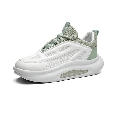 Pantofi pentru bărbați Primăvara șireți Confortabil Casual Anti-alunecare Deodorant Respirabil Moda Solid Versatil Tendință Pantofi vulcanizați pentru bărbați