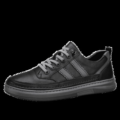 2023 m. Nauji pavasariniai, plokščiai suvarstomi, solidūs laisvalaikio vyriški sportbačiai, neslystantys lauke, patogūs, kvėpuojantys universalūs vyriški batai