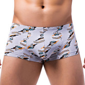 Chiloți de modă Chiloți pentru bărbați Lenjerie de corp pentru bărbați Pantaloni scurți imprimați Boxer cu imprimeu Trunchi pentru bărbați