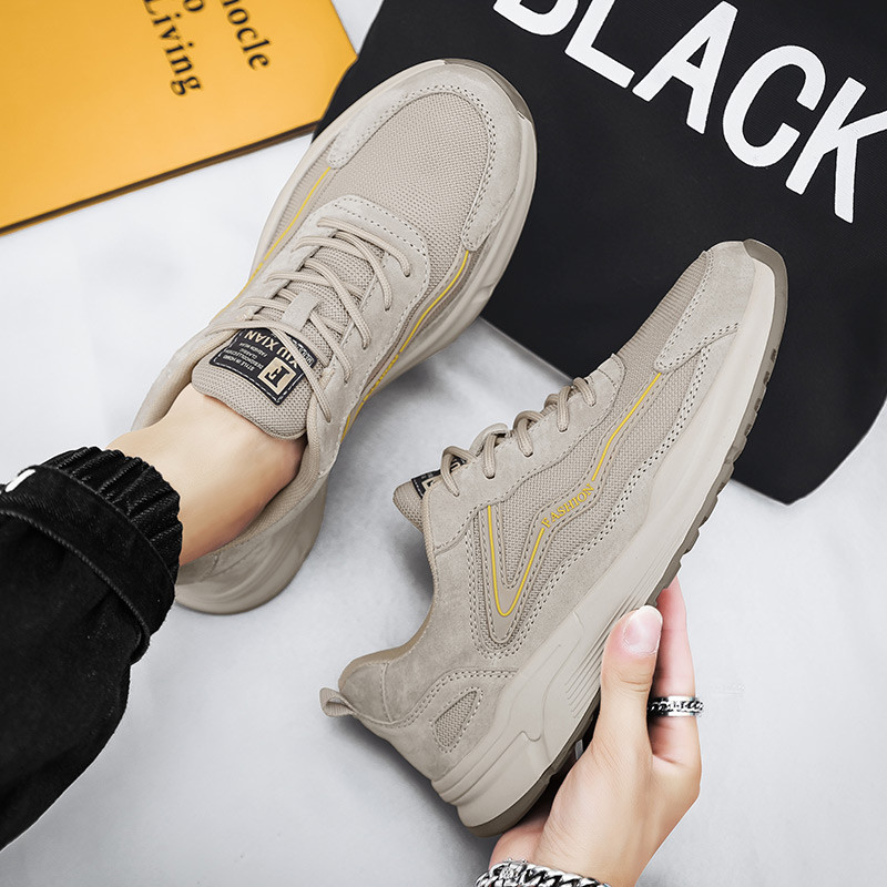 Proljetne mrežaste muške tenisice na vezanje, ležerne, modne, neklizajuće, mekane, prozračne cipele za sve za muškarce