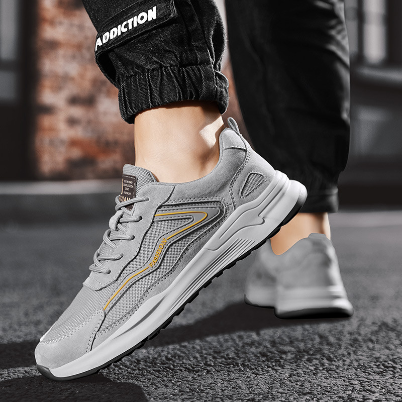 Proljetne mrežaste muške tenisice na vezanje, ležerne, modne, neklizajuće, mekane, prozračne cipele za sve za muškarce