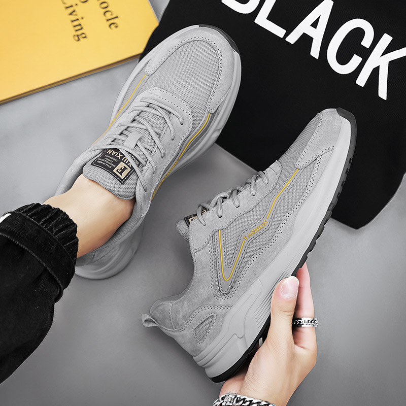 Proljetne mrežaste muške tenisice na vezanje, ležerne, modne, neklizajuće, mekane, prozračne cipele za sve za muškarce