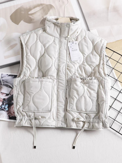 ZR Ženska jakna s prslukom 2023. Jesen Zima Prsluk bez rukava Ženska ulična odjeća Topla ležerna Debeli topli prsluk Pamučna vanjska odjeća