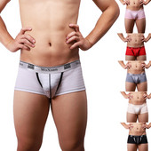 Boxeri din mătase pentru bărbați, confortabili, la modă pentru bărbați, ultra-subțiri, chiloți boxer pentru bărbați, M-XXL, respirabili, lenjerie de corp pentru bărbați.