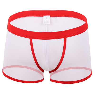 Boxeri din mătase pentru bărbați, confortabili, la modă pentru bărbați, ultra-subțiri, chiloți boxer pentru bărbați, M-XXL, respirabili, lenjerie de corp pentru bărbați.