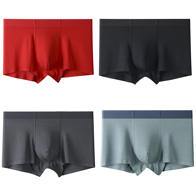 Muške seksi bokserice Mekano prozračno donje rublje Muške udobne čvrste gaćice Cueca Homme bokserice
