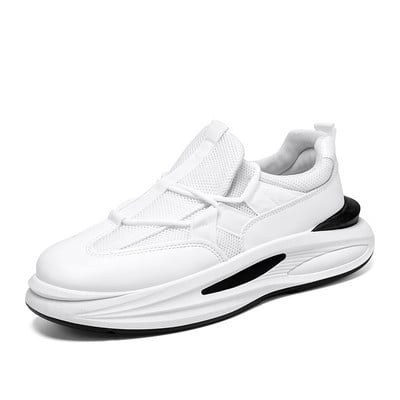 Nové jarné platformové šnurovacie ležérne pánske športové topánky pre otcov, módne outdoorové, protišmykové, dezodoračné, priedušné, trendy, univerzálne topánky