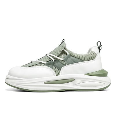 Nové jarné platformové šnurovacie ležérne pánske športové topánky pre otcov, módne outdoorové, protišmykové, dezodoračné, priedušné, trendy, univerzálne topánky