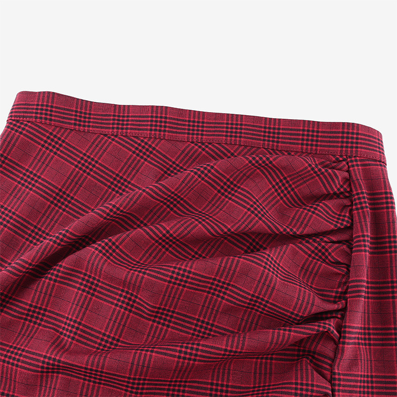 Nove seksi nepravilne y2k suknje, ženske ljetne karirane šarmirane suknje s podijeljenim naborima, uske party bodycon ulične Harajuku estetske suknje