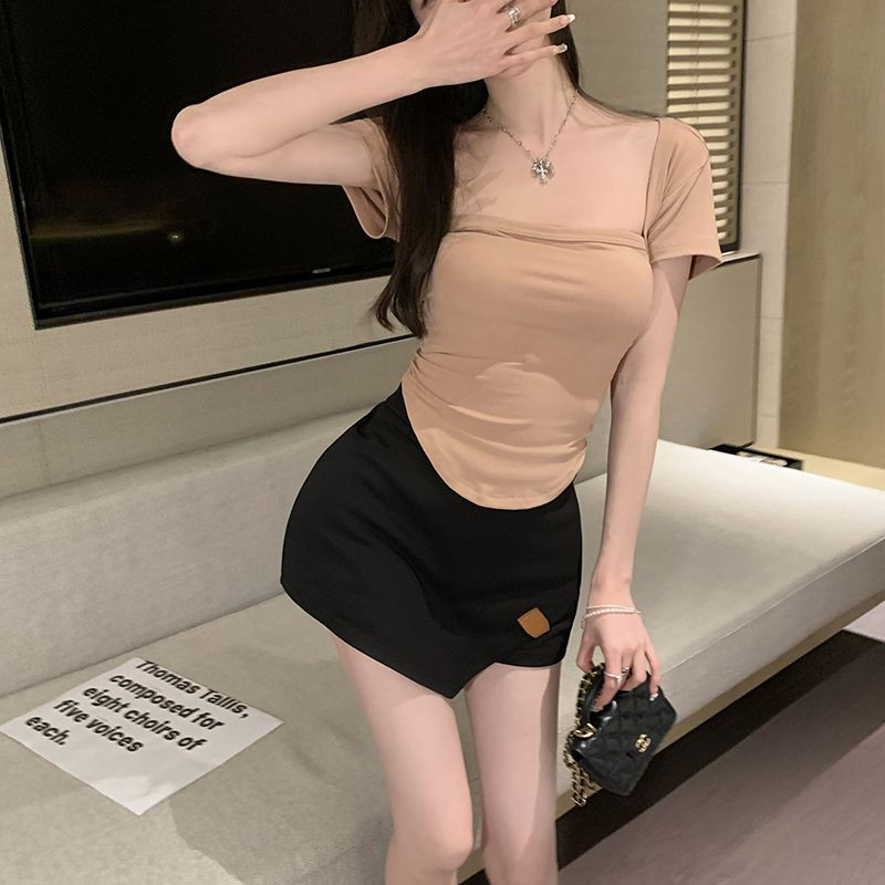 Netaisyklingas sijonas, moteriškas 2023 m. pavasaris