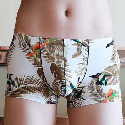 Chiloți sexy pentru bărbați Boxer Lenjerie pentru bărbați Pantaloni scurți solidi pentru bărbați Lenjerie de corp respirabilă Boxer pentru bărbați imprimați